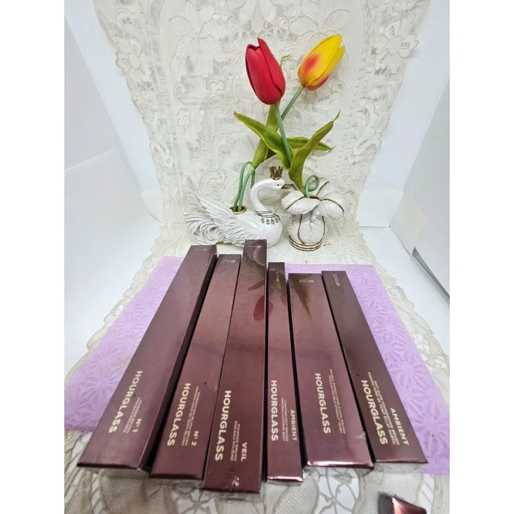 Hourglass Veil, Vanish Concealer, Amb Foundation Brush Set New